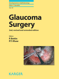Titelbild: Glaucoma Surgery 9783318060393