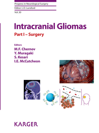 Cover image: Intracranial Gliomas Part I - Surgery 1st edition 9783318060560