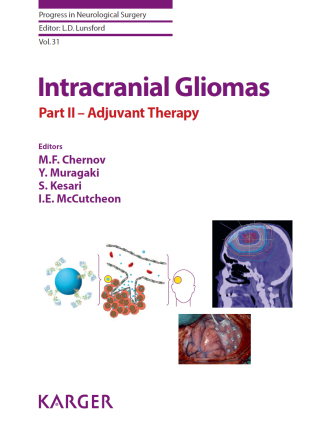 Cover image: Intracranial Gliomas Part II - Adjuvant Therapy 1st edition 9783318060584