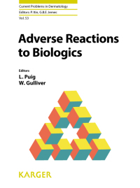 表紙画像: Adverse Reactions to Biologics 9783318061000