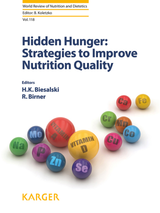 Cover image: Hidden Hunger: Strategies to Improve Nutrition Quality 1st edition 9783318062526