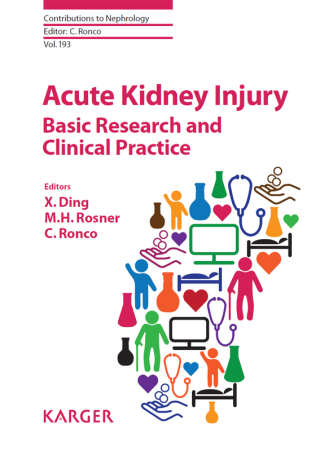 Imagen de portada: Acute Kidney Injury - Basic Research and Clinical Practice 1st edition 9783318063103