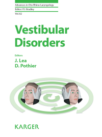 صورة الغلاف: Vestibular Disorders 9783318063707