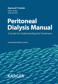 Omslagafbeelding: Peritoneal Dialysis Manual 9783318063790