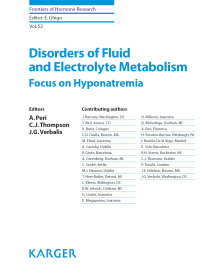 Cover image: Disorders of Fluid and Electrolyte Metabolism 9783318063820