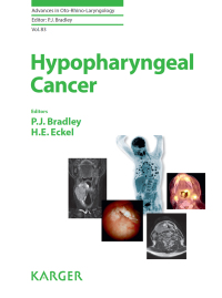 صورة الغلاف: Hypopharyngeal Cancer 9783318063882