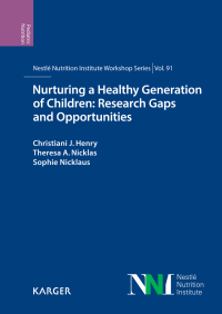 Cover image: Nurturing a Healthy Generation of Children: Research Gaps and Opportunities 9783318064025