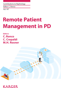 Imagen de portada: Remote Patient Management in Peritoneal Dialysis 9783318064766