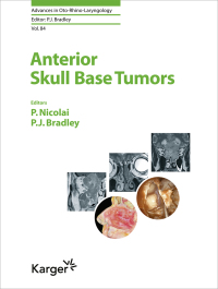 Cover image: Anterior Skull Base Tumors 9783318066692