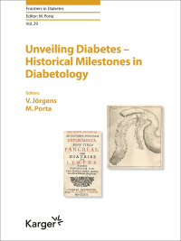 Cover image: Unveiling Diabetes - Historical Milestones in Diabetology 9783318067330
