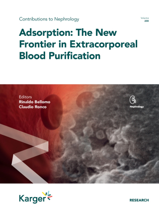 Cover image: Adsorption: The New Frontier in Extracorporeal Blood Purification 1st edition 9783318071276