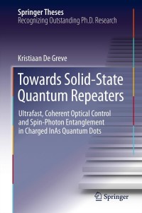 Omslagafbeelding: Towards Solid-State Quantum Repeaters 9783319000732