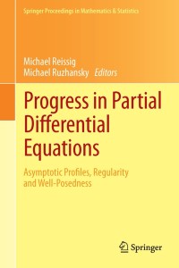Titelbild: Progress in Partial Differential Equations 9783319001241