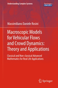 Imagen de portada: Macroscopic Models for Vehicular Flows and Crowd Dynamics: Theory and Applications 9783319001548