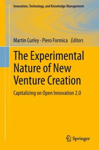 Cover image: The Experimental Nature of New Venture Creation 9783319001784
