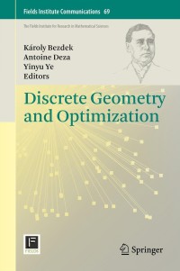 Titelbild: Discrete Geometry and Optimization 9783319001999