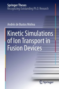 Immagine di copertina: Kinetic Simulations of Ion Transport in Fusion Devices 9783319004211