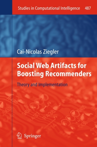 Cover image: Social Web Artifacts for Boosting Recommenders 9783319005263