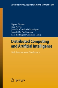 Immagine di copertina: Distributed Computing and Artificial Intelligence 9783319005508