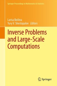 Imagen de portada: Inverse Problems and Large-Scale Computations 9783319006598