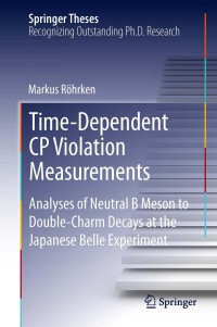 Cover image: Time-Dependent CP Violation Measurements 9783319007250