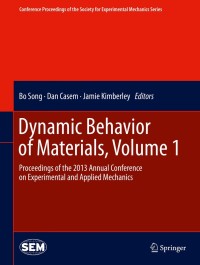 Titelbild: Dynamic Behavior of Materials, Volume 1 9783319007700