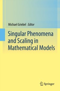 Immagine di copertina: Singular Phenomena and Scaling in Mathematical Models 9783319007854