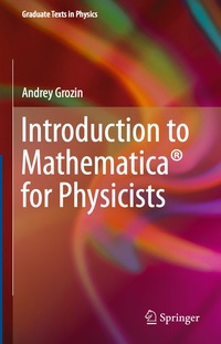 Cover image: Introduction to Mathematica® for Physicists 9783319008936