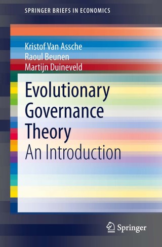 Titelbild: Evolutionary Governance Theory 9783319009834