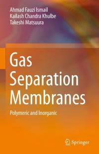 Imagen de portada: Gas Separation Membranes 9783319010946