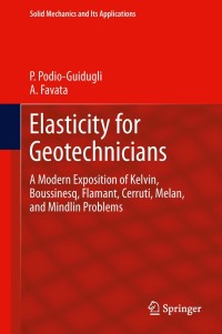 Cover image: Elasticity for Geotechnicians 9783319012575