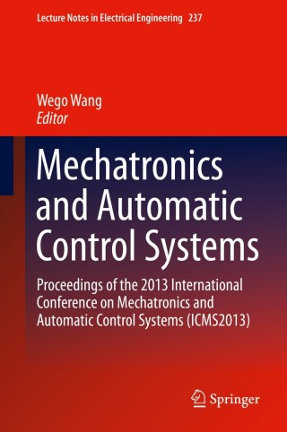 Cover image: Mechatronics and Automatic Control Systems 9783319012728