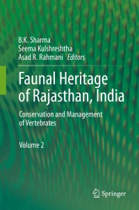 Cover image: Faunal Heritage of Rajasthan, India 9783319013442