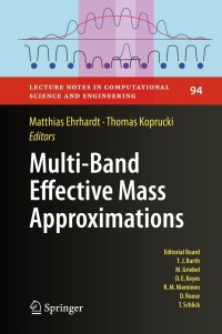 Cover image: Multi-Band Effective Mass Approximations 9783319014265