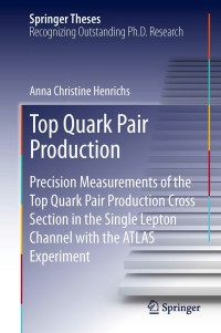 صورة الغلاف: Top Quark Pair Production 9783319014869