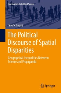 Cover image: The Political Discourse of Spatial Disparities 9783319015071