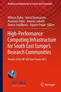 Omslagafbeelding: High-Performance Computing Infrastructure for South East Europe's Research Communities 9783319015194