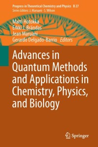 Imagen de portada: Advances in Quantum Methods and Applications in Chemistry, Physics, and Biology 9783319015286