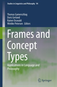 Cover image: Frames and Concept Types 9783319015408