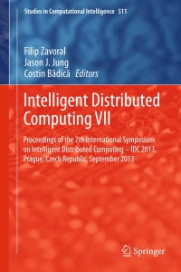 Cover image: Intelligent Distributed Computing VII 9783319015705