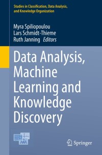 صورة الغلاف: Data Analysis, Machine Learning and Knowledge Discovery 9783319015941