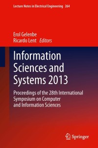 Cover image: Information Sciences and Systems 2013 9783319016030