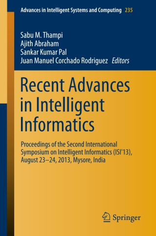 Immagine di copertina: Recent Advances in Intelligent Informatics 9783319017778