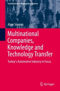 Imagen de portada: Multinational Companies, Knowledge and Technology Transfer 9783319020327