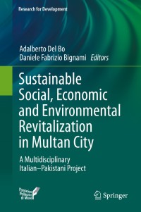 Imagen de portada: Sustainable Social, Economic and Environmental Revitalization in Multan City 9783319021164