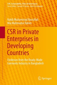 Cover image: CSR in Private Enterprises in Developing Countries 9783319023496
