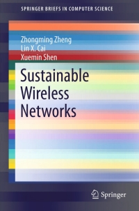 Cover image: Sustainable Wireless Networks 9783319024684