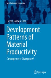 Cover image: Development Patterns of Material Productivity 9783319025377