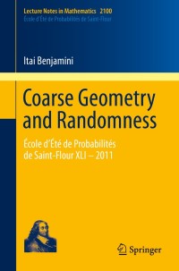 Cover image: Coarse Geometry and Randomness 9783319025759