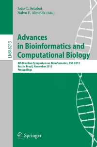 Omslagafbeelding: Advances in Bioinformatics and Computational Biology 9783319026237